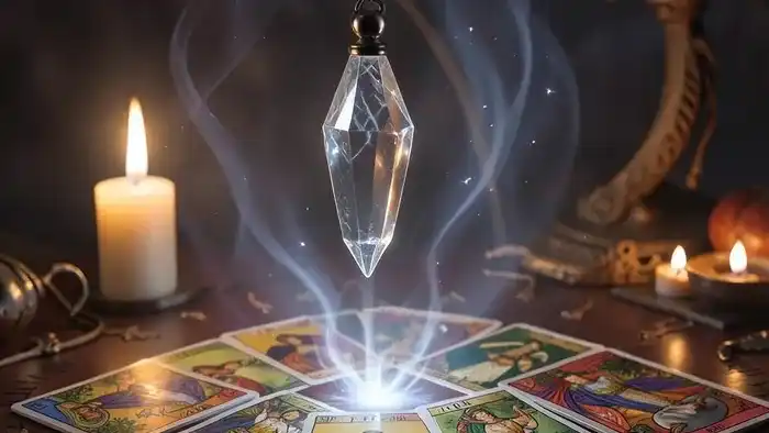расклад с маятником и таро — визуальное изображение процесса