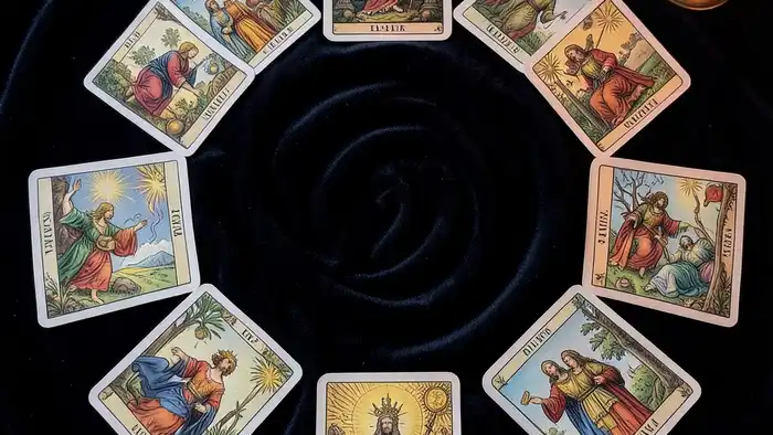 расклад спираль – изображение схемы расклада