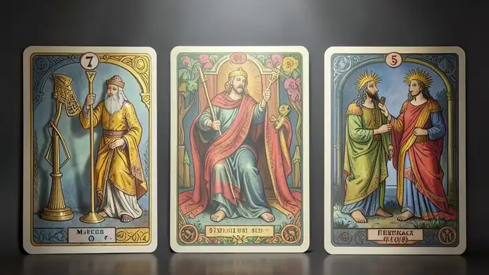 Расклад Стрела в Таро — три карты в линии, символизирующие прошлое, настоящее и будущее
