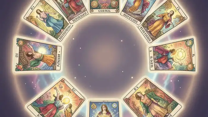 Расклад Таро 12 домов – визуальная схема с картами и астрологическими домами