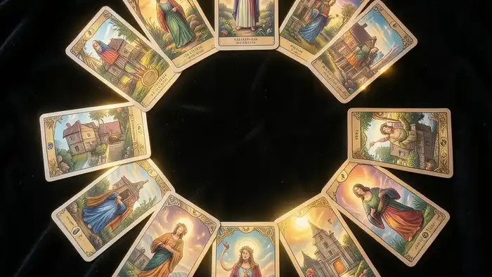 Расклад Таро 12 домов на бедность – символический образ