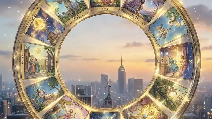 Расклад Таро "12 домов" на карьеру за границей — схема расположения карт по астрологическим домам