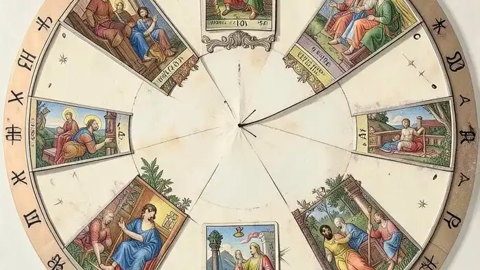 Расклад Таро "12 домов" на переговоры с партнером — схема астрологических позиций с картами Таро