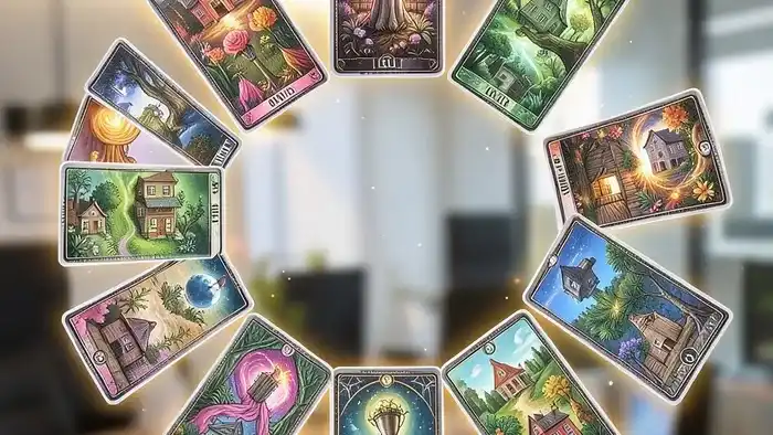 Расклад Таро «12 домов» на профессиональное выгорание – карта с символами дома