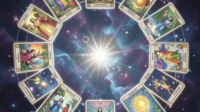 Расклад Таро 12 домов на шанс – карта с двенадцатью позициями