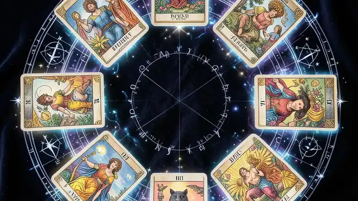 Расклад Таро 12 домов на знак свыше – визуальная схема