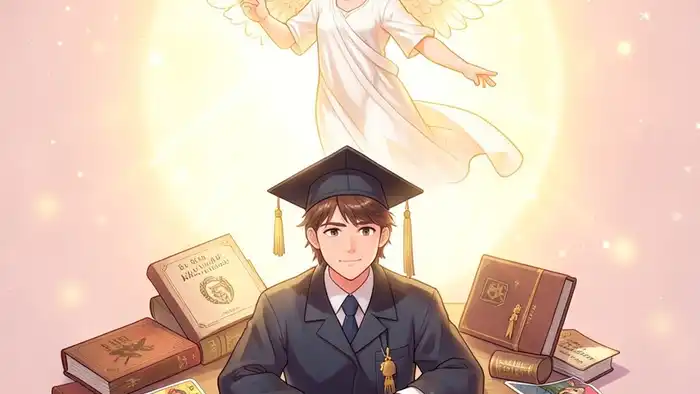 ангел‑хранитель Таро изображение, символизирующее поддержку аспиранта