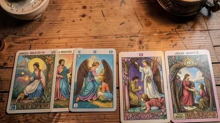 Расклад Таро "ангел-хранитель" на свадьбу сына — схема из 9 карт с символикой Райдер-Уэйт