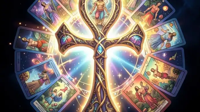 Расклад Таро «анкх» на духовный рост – символ анкх и карты Таро
