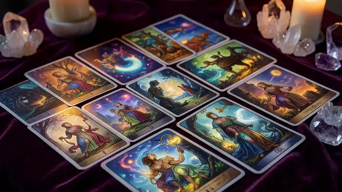 Расклад Таро "анкх" на франшизу — схема позиций и символика креста с семью картами