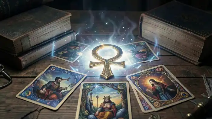 Расклад Таро «анкх» на магистратуру – изображение расклада