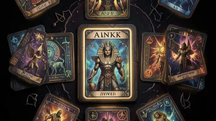 Расклад Таро «анкх» на развод – изображение расклада