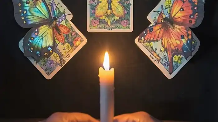Расклад Таро "бабочка" на бессонницу — шесть карт с символами трансформации