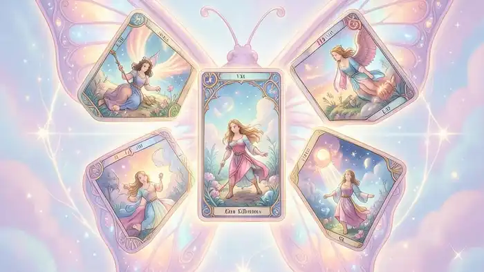 Расклад Таро «бабочка» на чистку — визуальное изображение расклада