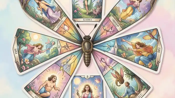 Расклад Таро «бабочка» на хроническую болезнь – визуальное изображение расклада в виде бабочки