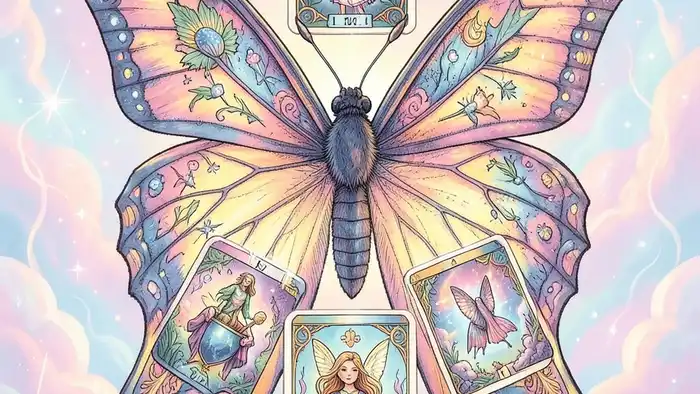 Расклад Таро «бабочка» на кражу – визуальное представление