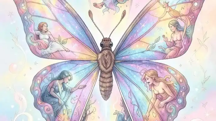 Расклад Таро «бабочка» на кризис личности – визуальная схема