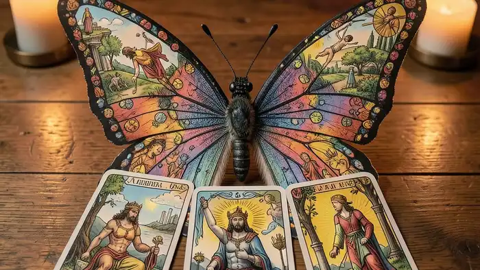 Расклад Таро «бабочка» на рефинансирование – визуальная схема с картами