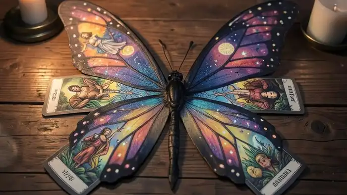 расклад Таро «бабочка» на следствие изображение