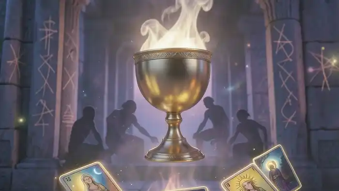 Расклад Таро "чаша" на болезнь — схема из 7 карт, символизирующих физическую, эмоциональную и духовную причины недуга