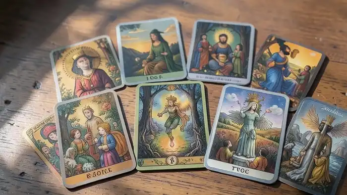 Расклад Таро "часы" — схема позиций для анализа отношений