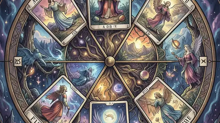 Расклад Таро часы – визуальное представление