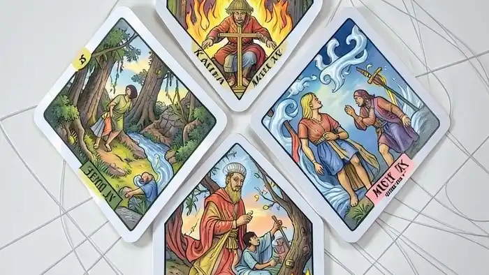 Расклад Таро "четыре стихии" на головные боли: схема позиций и символы стихий