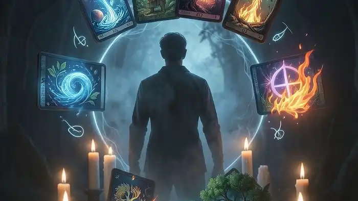 Расклад Таро "четыре стихии" на игнор от мужчины: схема позиций с картами Воды, Воздуха, Огня и Земли