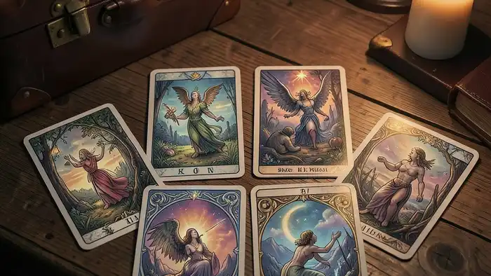 Расклад Таро четыре стихии на командировку – изображение