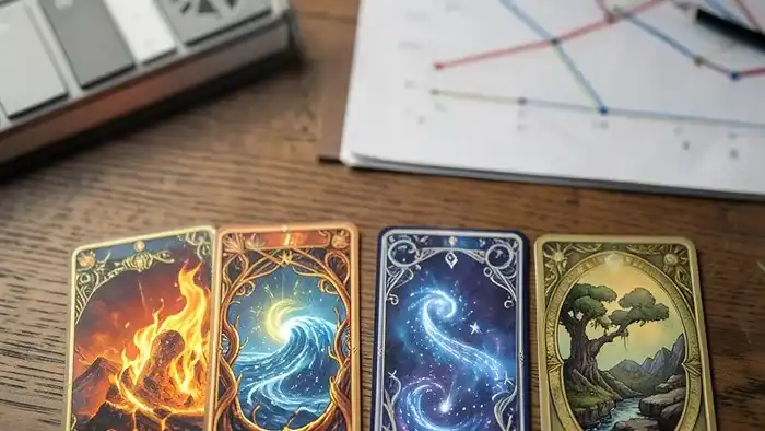 Расклад Таро «четыре стихии» на нишу – карта элементов и бизнес‑символика