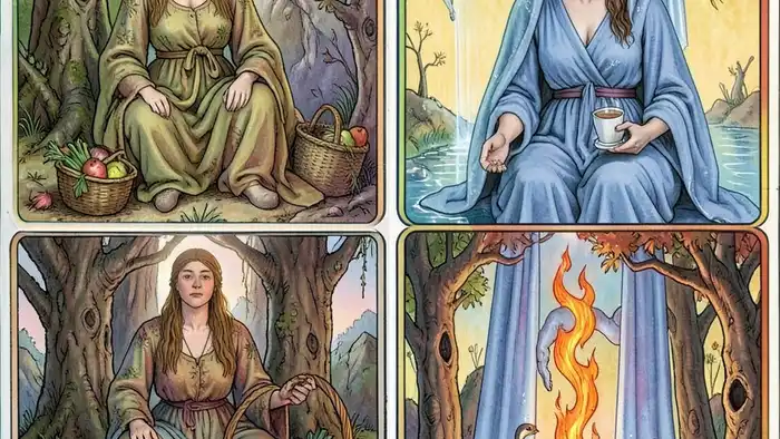 Расклад Таро "четыре стихии" на подработку: схема позиций и интерпретация карт по стихиям