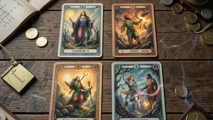 Расклад Таро четыре стихии бизнес