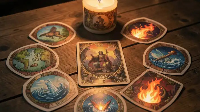 Расклад Таро «четыре стихии» вернется ли он изображение