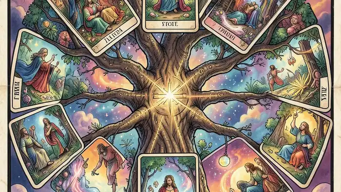 Расклад Таро «дерево жизни» на финансовую стабильность изображение