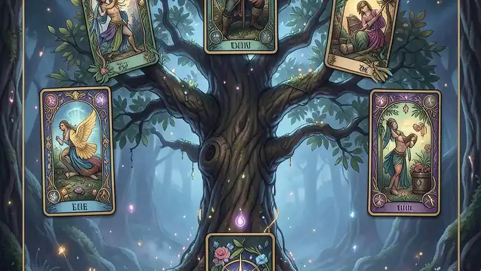 Расклад Таро дерево жизни на игровую зависимость изображение