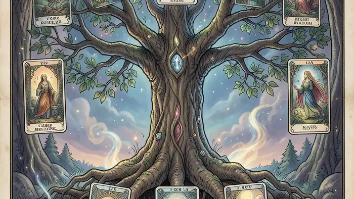 расклад таро дерево жизни изображение