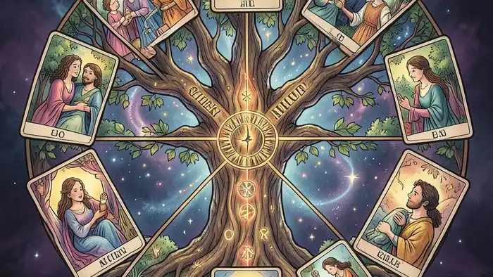 Расклад Таро «дерево жизни» на рождение ребенка
