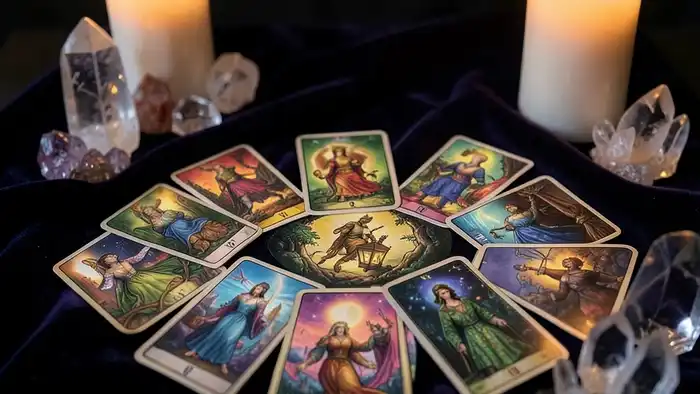 расклад таро домино думает ли он обо мне — схема из семи карт с интерпретацией