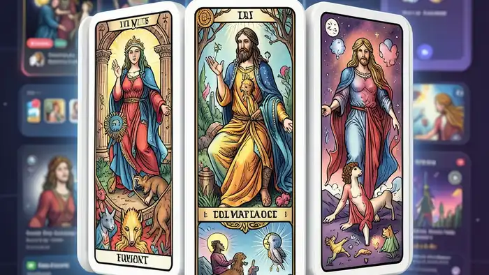 Расклад Таро «домино» на интернет знакомство – визуальная схема