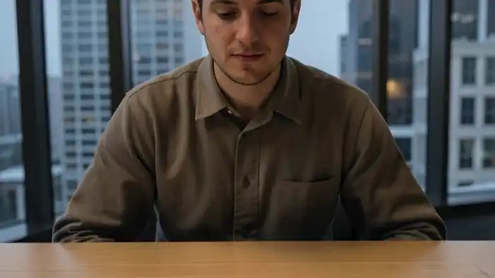 Расклад Таро "домино" на карьерный кризис: семь карт, выложенные в цепочку, символизирующие внутреннюю динамику профессионального застоя