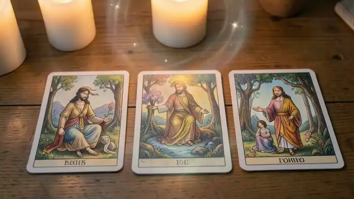 Расклад Таро «домино» на панические атаки – визуальная схема