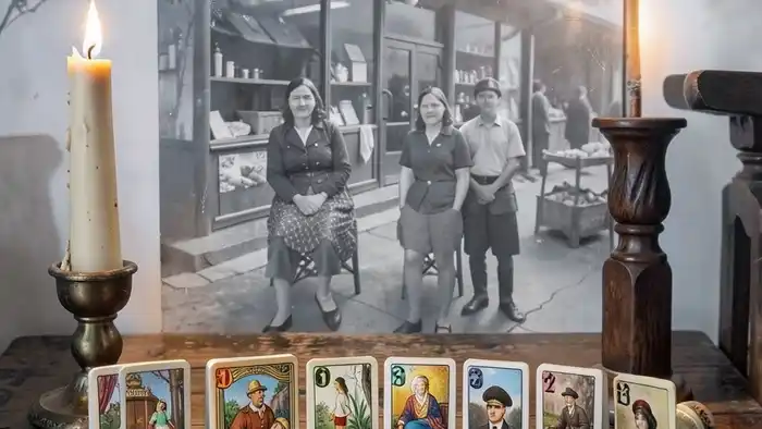 Расклад Таро "домино" на семейный бизнес: схема позиций с картами и семейной атмосферой