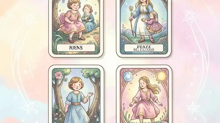 Расклад Таро «домино» на третьего ребенка – визуальная схема