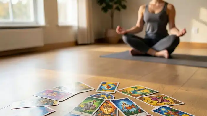 Расклад Таро «домино» на йогу – карта, асана, медитация