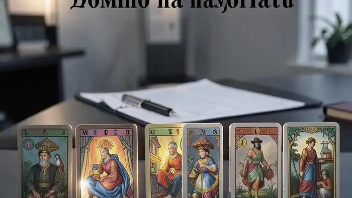 расклад Таро "домино" на зарплату с 7 позициями и интерпретацией карт