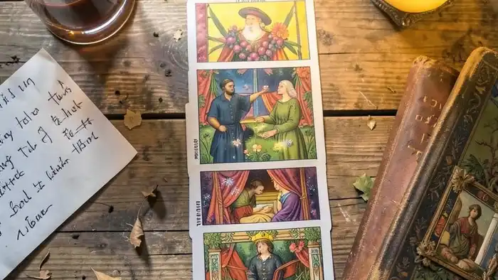 расклад таро домино напишет ли он — схема из семи карт с интерпретацией позиций