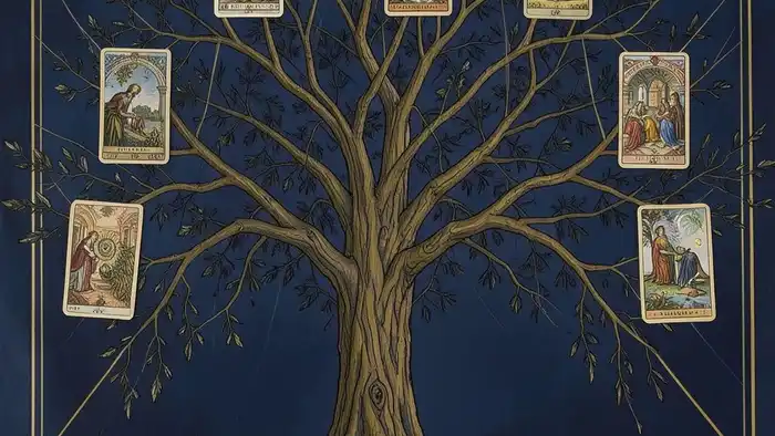 Расклад Таро Древо Сефирот на наследство схема и карты