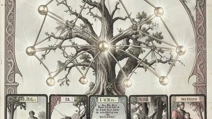 Расклад Таро "Древо Сефирот" на панические атаки — схема позиций и карт Таро