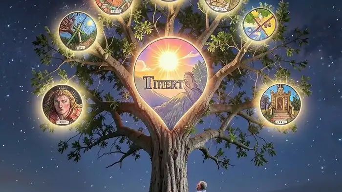 расклад таро древо сефирот на щедрость схема с картами и сефирот