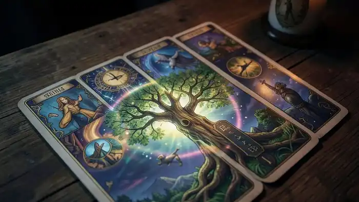 Расклад Таро Древо Сефирот на удачу изображение